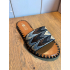 Zwarte ibiza slipper 